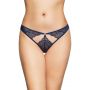Koronkowe stringi SoftLine 2497 niebieskie M/L - 2