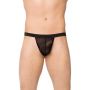 Stringi męskie kabaretkowe SoftLine 4402 czarne S/L - 2