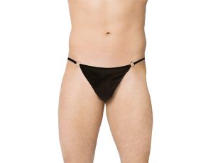 Stringi prowokacyjne SoftLine 4420 czarne S/L