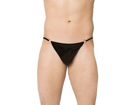 Stringi prowokacyjne SoftLine 4420 czarne S/L