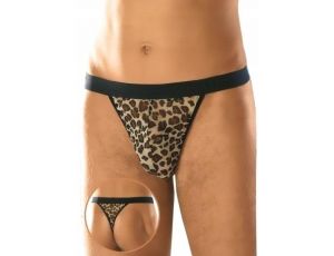 Męskie stringi panterkowe SoftLine 4457 S/L
