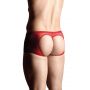Bokserki męskie z wycięciem na pupie SoftLine 4493 czerwone M/L - 2