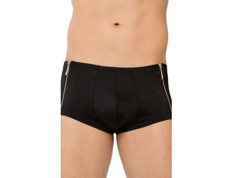 Szorty lycrowe z zamkami SoftLine 4500 czarne XL - 2