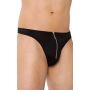 Męskie stringi z błyskawicznym zamkiem SoftLine 4501 czarne M/L - 3