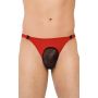 Stringi siateczkowe prowokacyjne SoftLine 4502 czerwone XL - 3