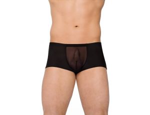 Erotyczne szorty z siateczki SoftLine czarne XL
