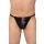Stringi siateczkowe prowokacyjne SoftLine 4508 czarne S/L