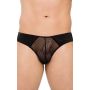 Stringi prowokacyjne siateczkowe SoftLine 4514 czarne XL - 2