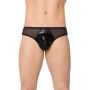 Stringi męskie super wycięte SoftLine 4517 czarne M/L - 3