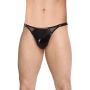 Stringi męskie wycięte SoftLine 4518 czarne XL - 3