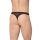 Stringi męskie wycięte SoftLine 4518 czarne XL