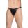 Stringi męskie wycięte SoftLine 4518 czarne M/L