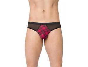 Stringi męskie SoftLine Collection różowe XL