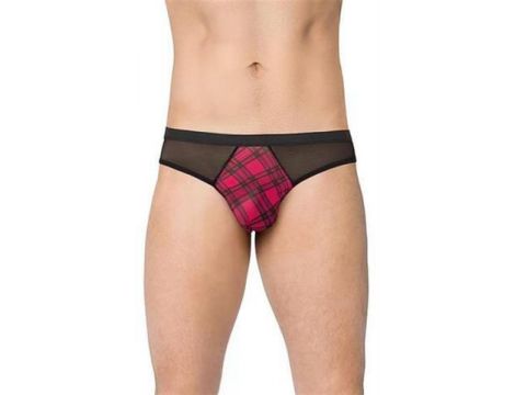 Stringi męskie SoftLine Collection różowe XL