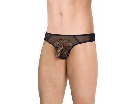 Stringi męskie wycięte SoftLine 4525 czarne M/L - 2