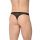 Stringi męskie wycięte SoftLine 4525 czarne M/L