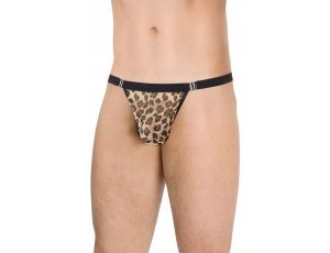 Stringi męskie panterkowe SoftLine 4528 OneSize