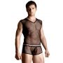 Net set - shirt and thong - black  M/L - 2