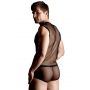 Net set - shirt and thong - black  M/L - 3