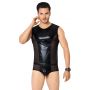 Siatkowa koszulka i szorty SoftLine 4605 czarne M/L - 3