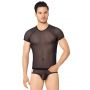 Siateczkowa koszulka i szorty SoftLine 4607 czarne XL - 3