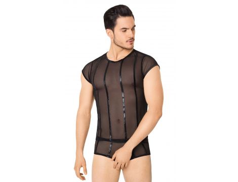 Koszulka i szorty siateczkowe SoftLine Collection czarny M/L
