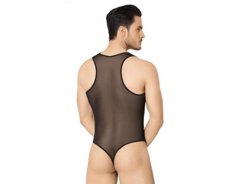 Siateczkowe body SoftLine 4609 czarne XL - 2