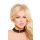 Choker z cyrkoniami SoftLine 7202 czarna S/L