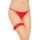 Elegancka podwiązka siateczkowa SoftLine 7406 czerwona S/L