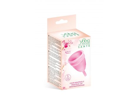 Kubeczek menstruacyjny Yoba silikonowy różowy S - 2