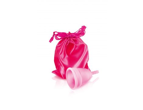 Kubeczek menstruacyjny Yoba silikonowy różowy S - 3
