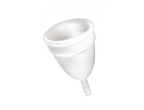 Kubeczek menstruacyjny Yoba silikonowy biały L 77 mm - 3