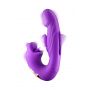 Wibrator króliczek Yoba Kissy 3w1 fioletowy USB 17,6 cm - 3