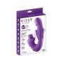 Wibrator króliczek Yoba Kissy 3w1 fioletowy USB 17,6 cm - 5