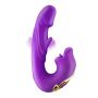 Wibrator króliczek Yoba Kissy 3w1 fioletowy USB 17,6 cm - 2