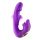 Wibrator króliczek Yoba Kissy 3w1 fioletowy USB 17,6 cm