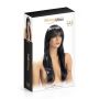 Peruka długa Brenda Brun czarna z grzywką World Wigs - 2