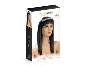 Peruka Allison długa brązowa World Wigs z grzywką