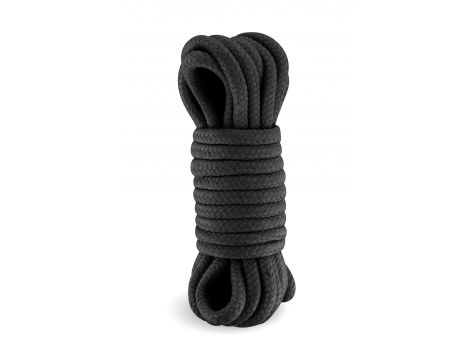 Lina bondage bawełniana Sweet Caress czarna 5 m - 2