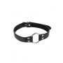 Knebel z metalowym pierścieniem Fetish Tentation czarny 48 mm - 4