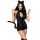 FELINE OUTFIT 2 PCS BLACK TU (Size: TU)