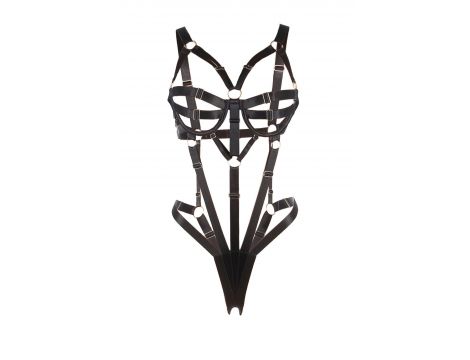 Regulowany body harness Paris Hollywood czarny - 6