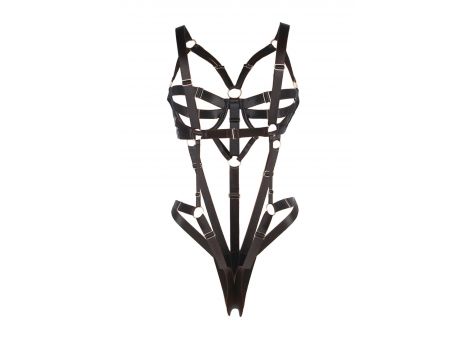 Regulowany body harness Paris Hollywood czarny - 5
