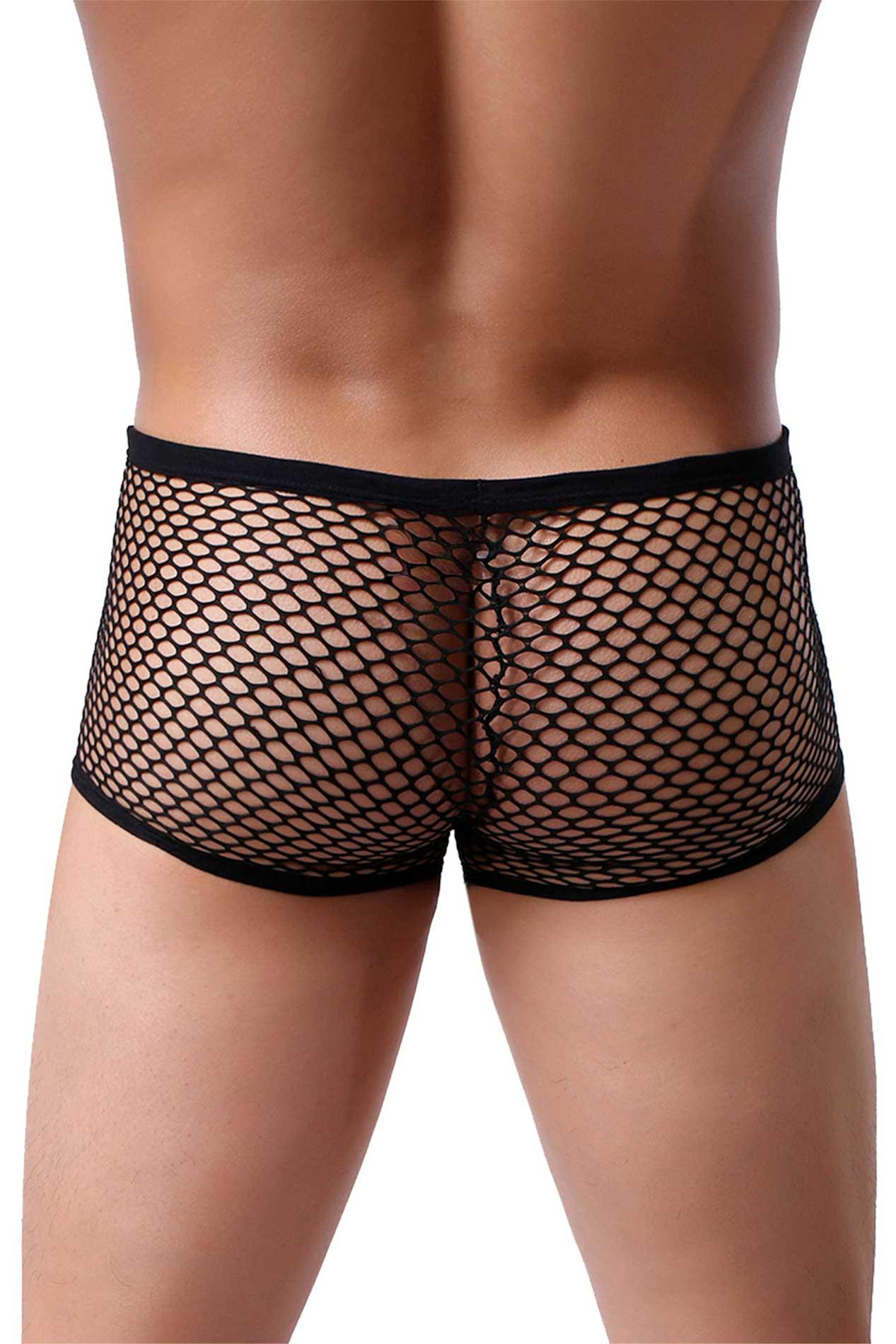 Paris Hollywood - Men's fishnet boxer shorts S\M