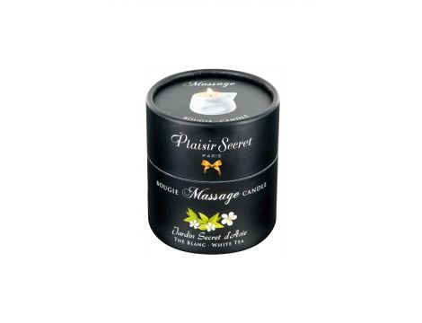 Świeca do masażu Plaisir Secret biała herbata 80 ml - 3