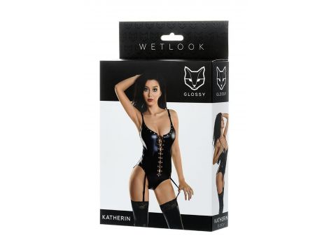 Body klasyczne Glossy KATHERIN czarne XL - 3