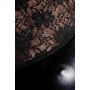 Sukienka wetlook czarna Lulu Glossy XL - 3