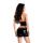 Komplet bielizny Wetlook Gigi Glossy czarny M