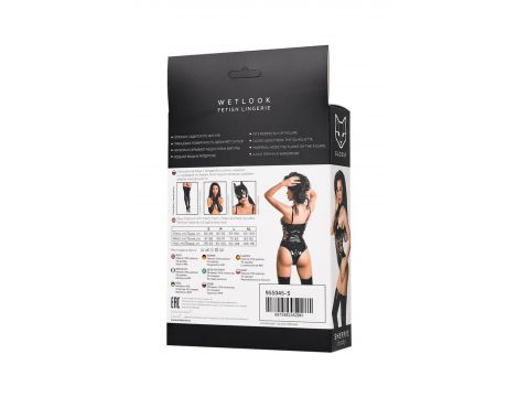 Body Wetlook Glossy Sherrie czarne XL - 6