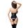 Body wetlook Marcia Glossy czarne L